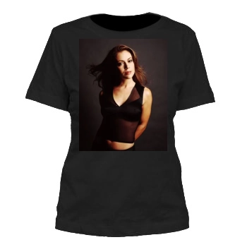 Alyssa Milano Women's Cut T-Shirt