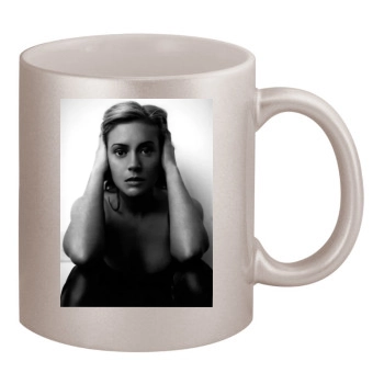 Alyssa Milano 11oz Metallic Silver Mug