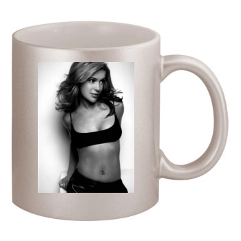 Alyssa Milano 11oz Metallic Silver Mug