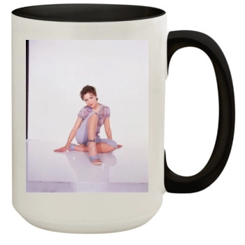 Alyssa Milano 15oz Colored Inner & Handle Mug