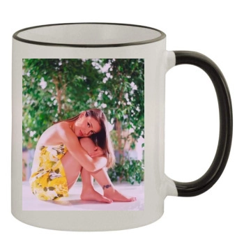 Alyssa Milano 11oz Colored Rim & Handle Mug