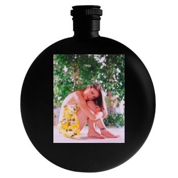 Alyssa Milano Round Flask