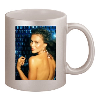 Alyssa Milano 11oz Metallic Silver Mug