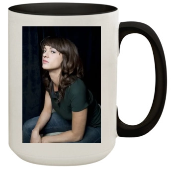 Asia Argento 15oz Colored Inner & Handle Mug