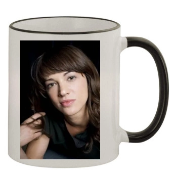 Asia Argento 11oz Colored Rim & Handle Mug