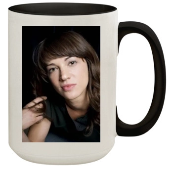 Asia Argento 15oz Colored Inner & Handle Mug