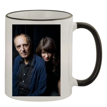 Asia Argento 11oz Colored Rim & Handle Mug