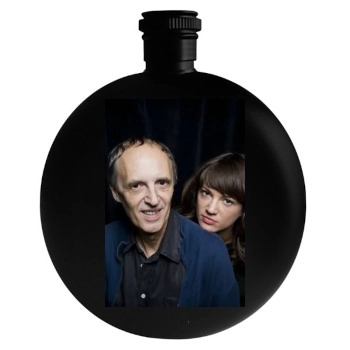 Asia Argento Round Flask