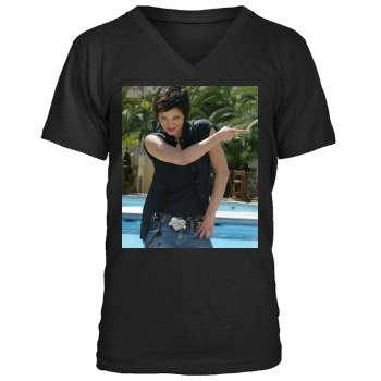 Asia Argento Men's V-Neck T-Shirt