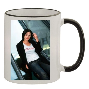 Asia Argento 11oz Colored Rim & Handle Mug