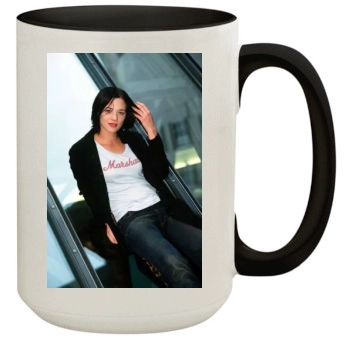 Asia Argento 15oz Colored Inner & Handle Mug