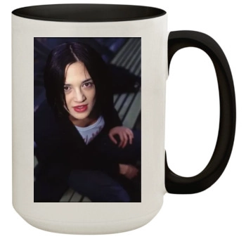 Asia Argento 15oz Colored Inner & Handle Mug