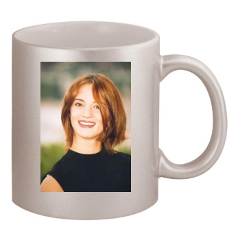 Asia Argento 11oz Metallic Silver Mug