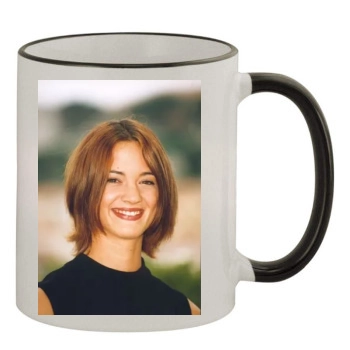 Asia Argento 11oz Colored Rim & Handle Mug