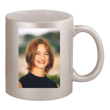 Asia Argento 11oz Metallic Silver Mug