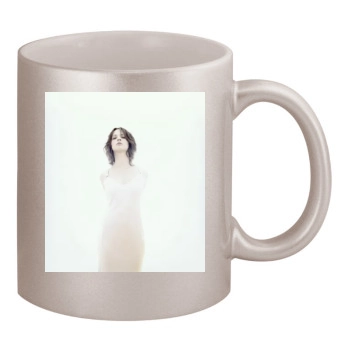 Asia Argento 11oz Metallic Silver Mug