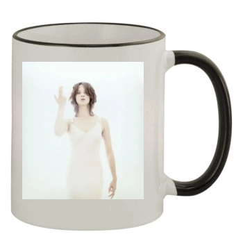 Asia Argento 11oz Colored Rim & Handle Mug