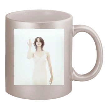 Asia Argento 11oz Metallic Silver Mug