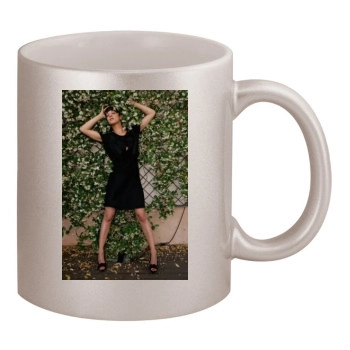 Asia Argento 11oz Metallic Silver Mug