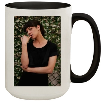 Asia Argento 15oz Colored Inner & Handle Mug