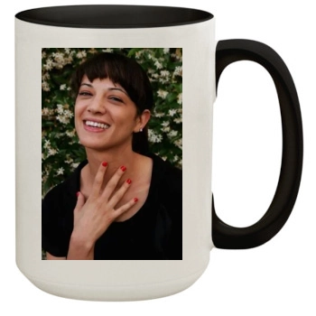 Asia Argento 15oz Colored Inner & Handle Mug