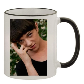 Asia Argento 11oz Colored Rim & Handle Mug