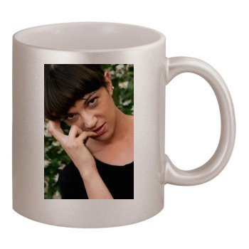 Asia Argento 11oz Metallic Silver Mug