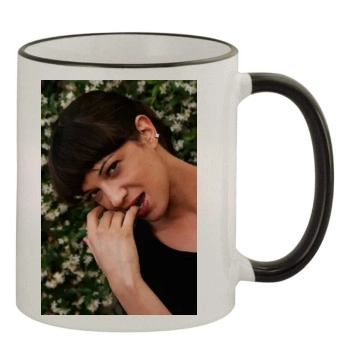 Asia Argento 11oz Colored Rim & Handle Mug