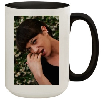 Asia Argento 15oz Colored Inner & Handle Mug