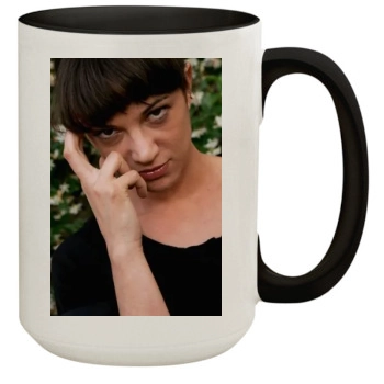 Asia Argento 15oz Colored Inner & Handle Mug