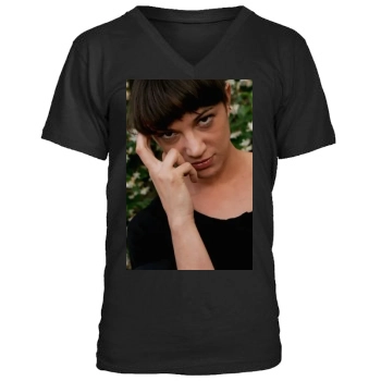 Asia Argento Men's V-Neck T-Shirt