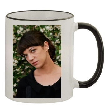 Asia Argento 11oz Colored Rim & Handle Mug