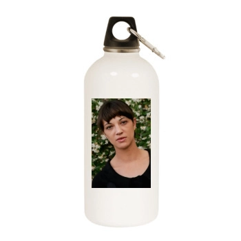 Asia Argento White Water Bottle With Carabiner