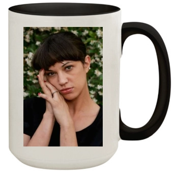 Asia Argento 15oz Colored Inner & Handle Mug