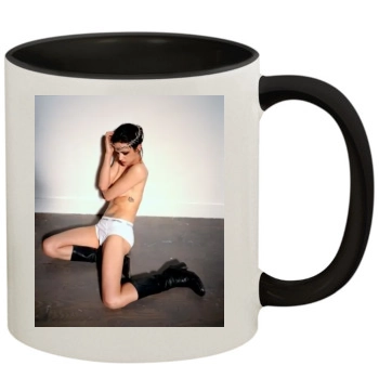 Asia Argento 11oz Colored Inner & Handle Mug