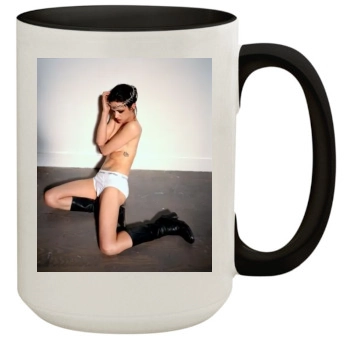 Asia Argento 15oz Colored Inner & Handle Mug