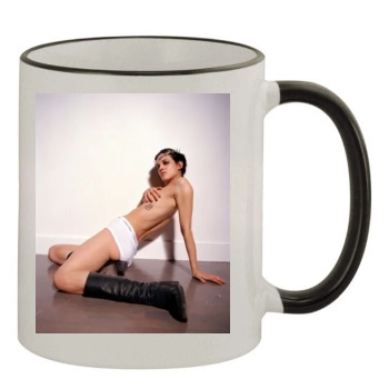 Asia Argento 11oz Colored Rim & Handle Mug