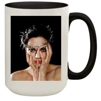 Asia Argento 15oz Colored Inner & Handle Mug