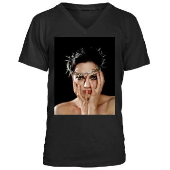 Asia Argento Men's V-Neck T-Shirt