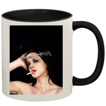 Asia Argento 11oz Colored Inner & Handle Mug