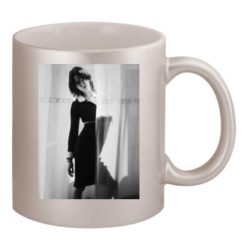 Asia Argento 11oz Metallic Silver Mug