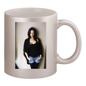 Asia Argento 11oz Metallic Silver Mug