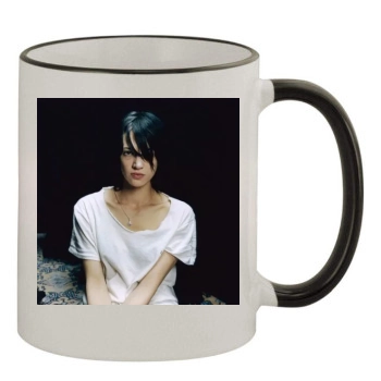 Asia Argento 11oz Colored Rim & Handle Mug