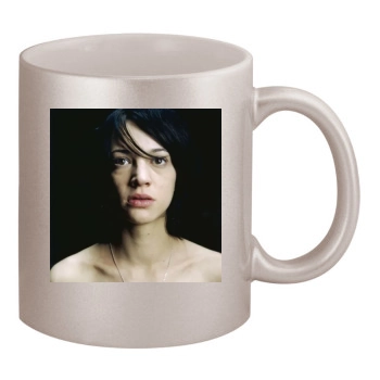 Asia Argento 11oz Metallic Silver Mug