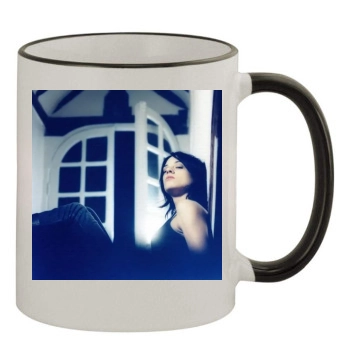 Asia Argento 11oz Colored Rim & Handle Mug