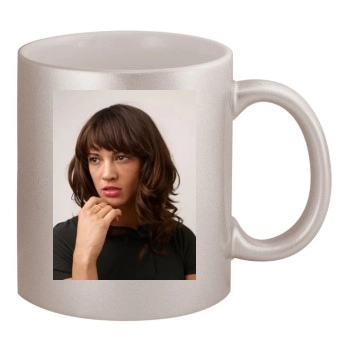 Asia Argento 11oz Metallic Silver Mug