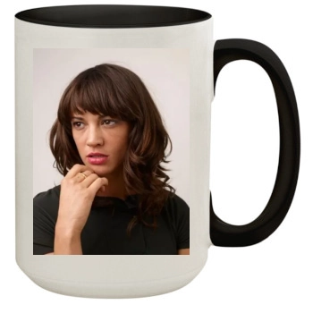 Asia Argento 15oz Colored Inner & Handle Mug