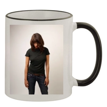 Asia Argento 11oz Colored Rim & Handle Mug