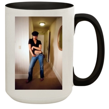 Asia Argento 15oz Colored Inner & Handle Mug