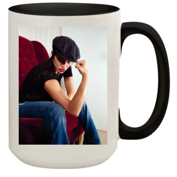 Asia Argento 15oz Colored Inner & Handle Mug